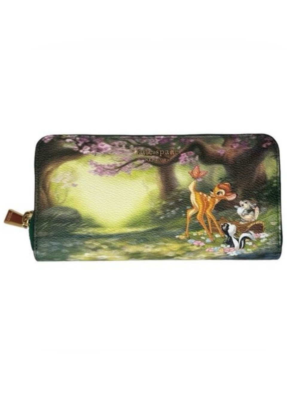 Disney x Kate Spade New York Bambi thumper Continental zip wallet novelty - Picture 10 of 10